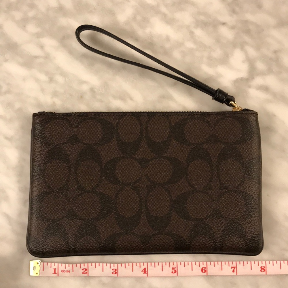 Coach Brown & Black wristlet NWT - Picture 3 of 7